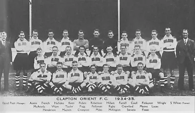 £3.50 • Buy Clapton Orient Football Team Photo>1934-35 Season